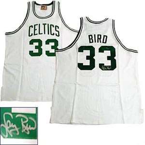  Larry Bird Boston Celtics Autographed Jersey Sports 