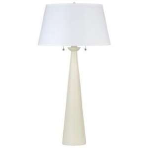   Up White Linen Shade Nikki Tall Ivory Table Lamp