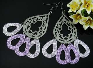 Wholesale Lots Fashion 26 Pairs Mix style Painted Earrings EI423 T0221 