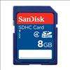 Lot of 2 New SanDisk Secure Digital 8GB SDHC SD HC CLASS 4 Flash 