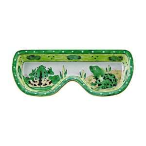 KELVIN CHEN Enamel Copper Handpaint Eyeglasses Holder/ Tray/ Dish FROG