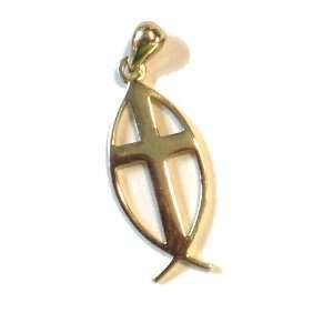  14 K solid Gold Messianic Pendant   Standard size (2 cm or 