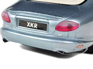 2002 JAGUAR XKR GREY 1/24 DIECAST MODEL CAR BY MOTORMAX 73339 