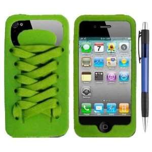 Green Shoe Lace Silicone Skin Protector Soft Cover Case Compatible for 