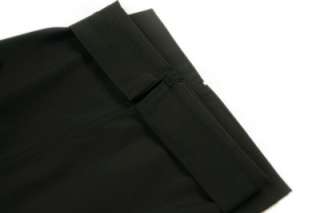 Nike Dri FIT Flat Front Tech Mens Golf Pants Black Split Bottom 