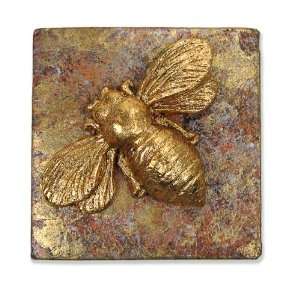 bumblebee gold leaf wall plaque by india stewart 
