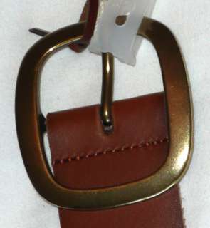 NWT MOSSIMO GENUINE LEATHER BELT WITH BRASS STUDS  