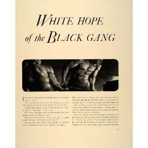  1941 Ad International Salt Black Gang Ship Boiler Room 