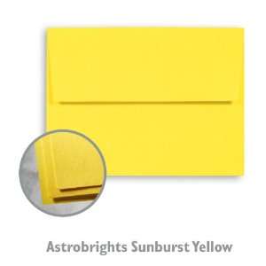  Astrobrights Sunburst Yellow Envelope   250/Box