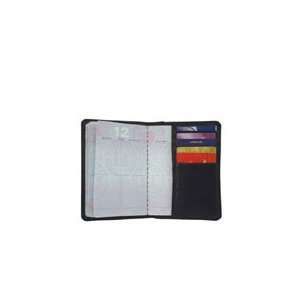  Travelon 7257 Leather Passport Case   Black Sports 