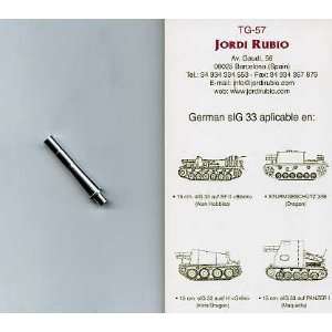   Jordi Rubio 1/35 German 15cm Sig 33 (Only Barrel)