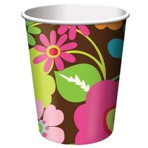  Rachels Garden Designer 9 oz. Paper Cups Health 