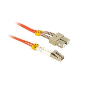  V7 Duplex Fiber Optic Cable LC/SC 62.5/125, Orange (1 