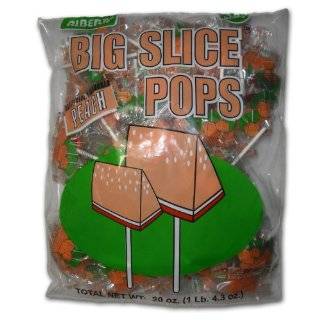 Big Slice Lollipops Peach Flavor