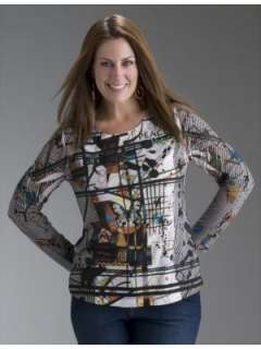 LANE BRYANT   Long sleeve graphic tee customer reviews   product 