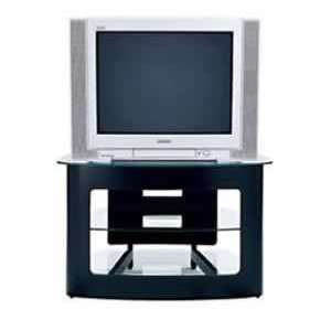   BDI Axis LCD,Plasma Glass TV Stand in Cognac Finish Furniture & Decor