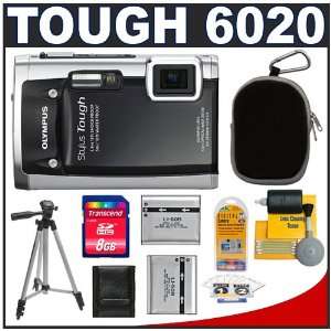  Stylus Tough 6020 Shockproof & Waterproof Digital Camera (Black 