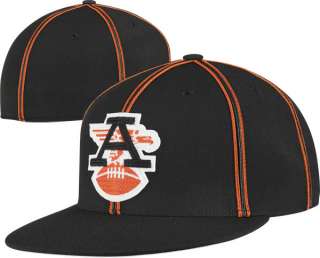 AFL Mitchell & Ness Black Referee Fitted Hat  