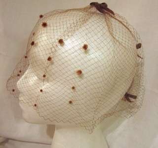 Vintage Famous Glamour Veil Hat New in Package  