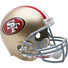 Riddell San Francisco 49ers Deluxe Replica Football Helmet   NFLShop 