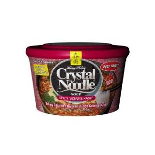 Crystal Noodle Spicy Sesame Paste, 2.47 Ounce Cardboard Cup (Pack of 6 
