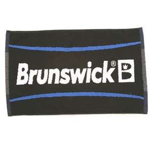 New Brunswick Loomed Logo Black Bowling Ball Towel  