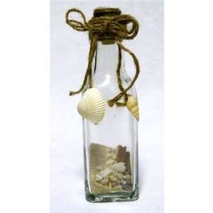  7 Bottle with Twine, Real Shells and Sand   Bring the 
