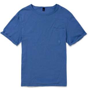   Clothing  T shirts  Crew necks  Twisted Pocket Cotton T Shirt