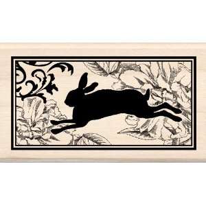  Inkadinkado Wood Stamp, Heirloom Rabbit Print Arts 
