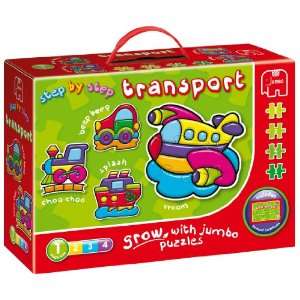 Grow With Jumbo Stage 1  Step by Step Transport Jigsaw Puzzles   (2/3 