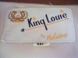 Amazing 50s VINTAGE King Louie RAYON Bowling Shirt M  