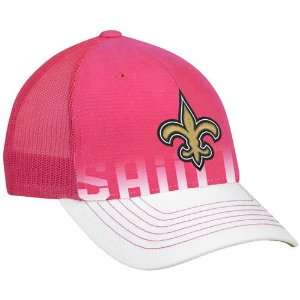  Reebok New Orleans Saints Ladies Pink White Breast Cancer 