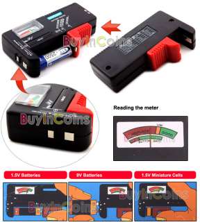 Akku Batterieprüfer Tester Batterietester AA AAA C D 9V  