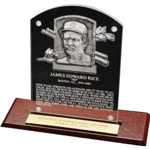  Jim Rice Baseball Hall of Fame Acrylic Plaque