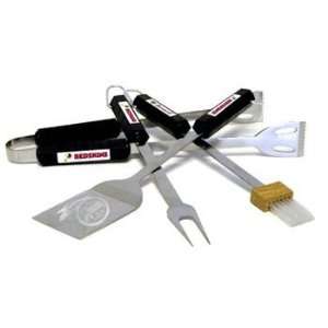   Nfl 4 Piece Barbque Set By Motorhead Products