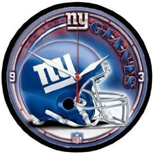    New York Giants WinCraft Round NFL Wall Clock: Sports & Outdoors