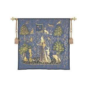   Art Tapestries 2793 WH Sense of Touch Indigo Tapestry