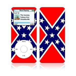 Apple iPod Nano (1st Gen) Decal Vinyl Sticker Skin   Rebellion Flag