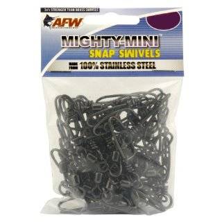 American Fishing Wire Mighty Mini Snap Swivels (100 Percent Stainless 