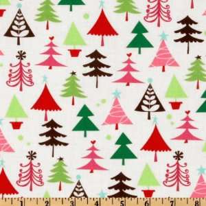  44 Wide Michael Miller Tiny Trees Multi Fabric By The 