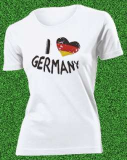 Frauen T Shirt Fußball EM 2012   Deutschland / Germany / Flagge S, M 