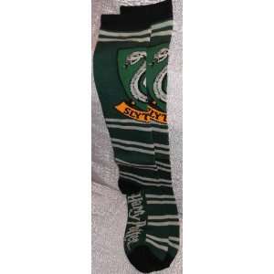  HARRY POTTER Slytherin Logo Character Knee High Socks 