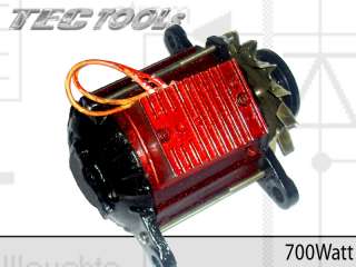 700 Watt • 40 Volt (12V bei 1200 U/min) • witterungsbeständig 