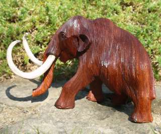 NEU Schöner MAMMUT Holz Tier Elefant Dekoration Mamut15  