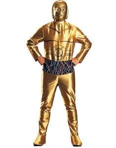 NEU  STAR WARS DELUXE C3PO Kostüm  Fasching Karneval Herren (M 