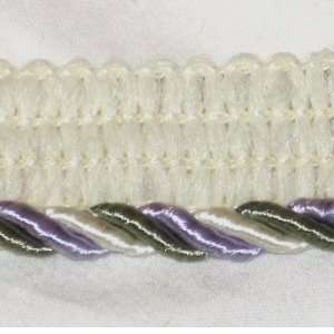   Cording Lavender White Sage 3/16 inch by the yard Arts, Crafts