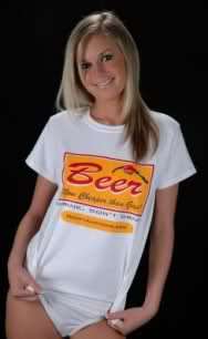 Beer. Now Cheaper than Gas (S,M,L) Womens T shirt  