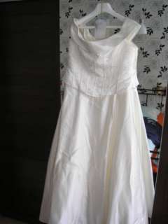 romantisches Brautkleid Größe 48 Farbe Creme von Klaus G. in 