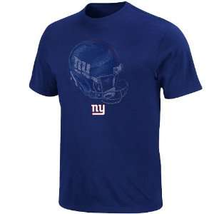   New York Giants Rival Vision II T Shirt   Royal Blue (X Large) Sports