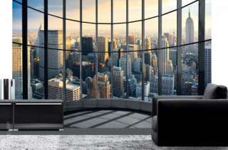 Fototapete New York Office View Skyline Wolkenkratzer  